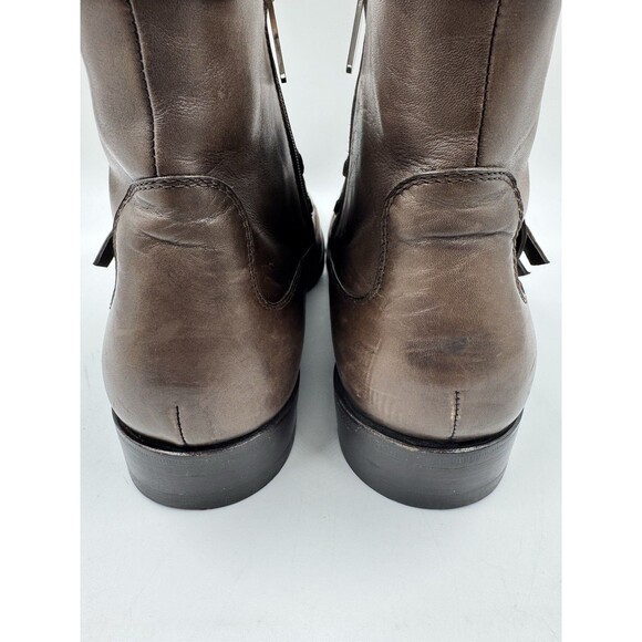 Sergio Rossi Men Size 7 Brown Leather Ankle Boots - Picture 9 of 16